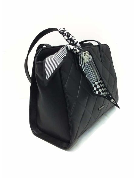 Bolso Shopper para mujer de Torrens Kitty negro de lado
