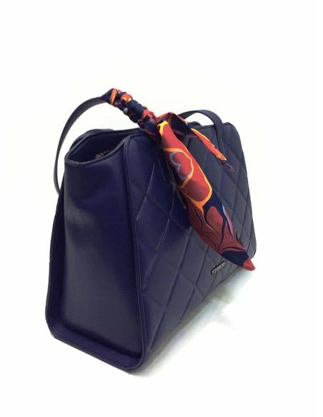 Bolso Shopper para mujer de Torrens Kitty azul marino de lado