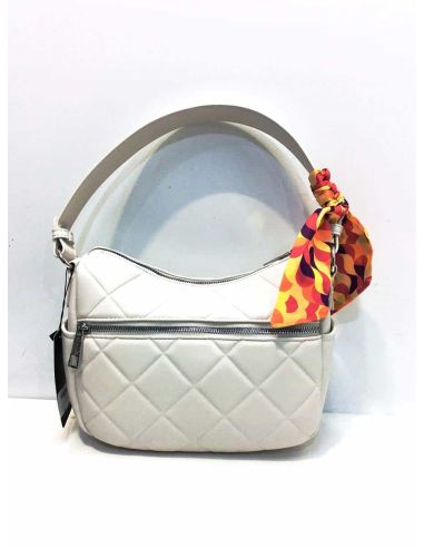 Bandolera para mujer de Torrens Kitty beige visto desde detras
