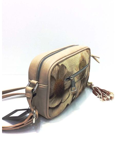 Bolso Bandolera de mujer Torrens Debra Sand de lado