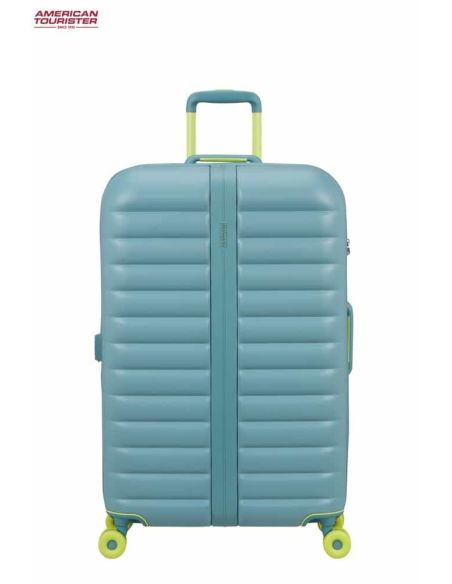 Maleta american tourister grande Neovibe Muted Mint de frente