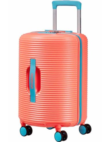 Maleta pequeña American Tourister Rollio Coral Blue