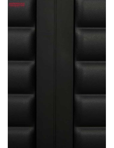 Maleta mediana American Tourister Neovibe negra y naranja | Resistente y original