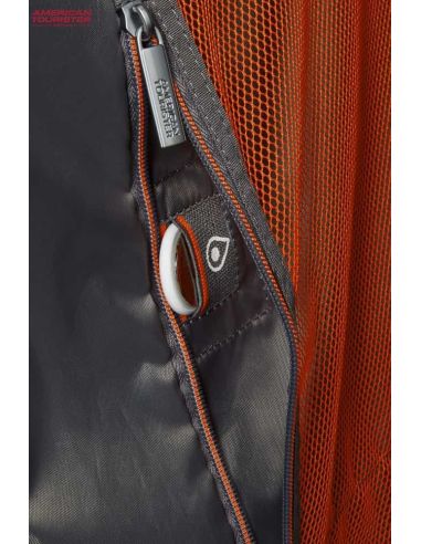 Maleta cabina American Tourister Neovibe negra y naranja | Original y resistente