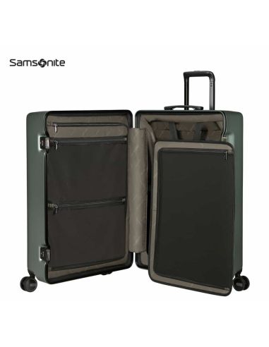 Maleta grande Samsonite Focus Matt Sage Khaki rígida con TSA