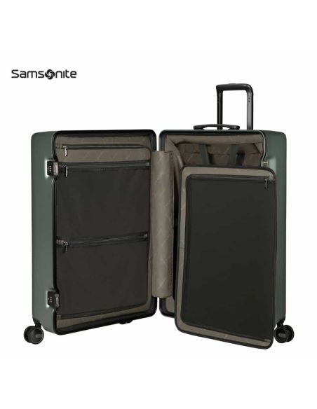 Maleta grande Samsonite Focus Matt Sage Khaki rígida con TSA