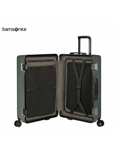 Maleta mediana Samsonite Focus Matt Sage Khaki rígida con TSA