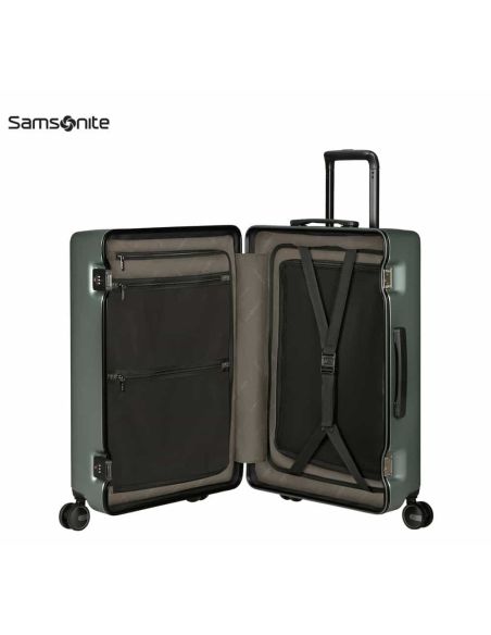 Maleta mediana Samsonite Focus Matt Sage Khaki rígida con TSA