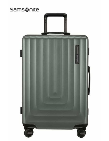 Maleta mediana Samsonite Focus Matt Sage Khaki rígida con TSA