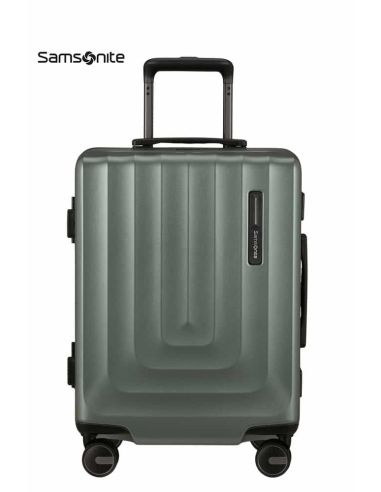 Maleta pequeña Samsonite Focus Matt Sage Khaki rígida con TSA