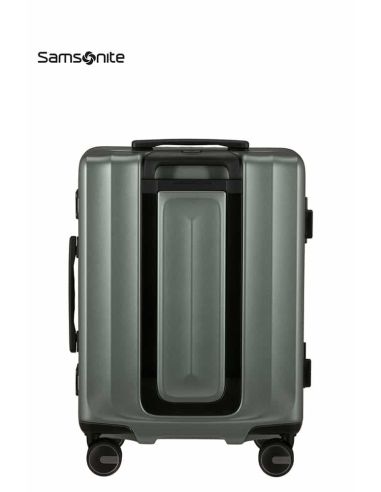Maleta pequeña Samsonite Focus Matt Sage Khaki rígida con TSA