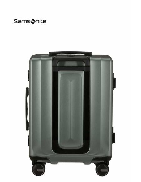Maleta pequeña Samsonite Focus Matt Sage Khaki rígida con TSA