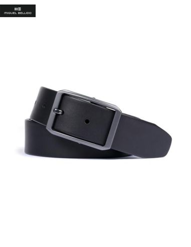 Cinturón hombre cuero negro Miguel Bellido B-Urban elegante