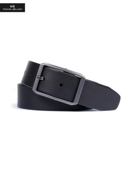 Cinturón hombre cuero negro Miguel Bellido B-Urban elegante