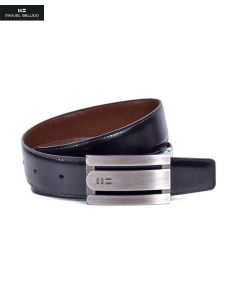 Cinturon Reversible hombre con Hebilla Chapon Negro con Cuero
