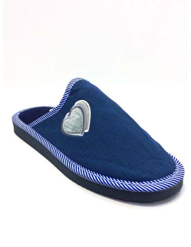 Zapatillas casa mujer verano abiertas baratas con corazón