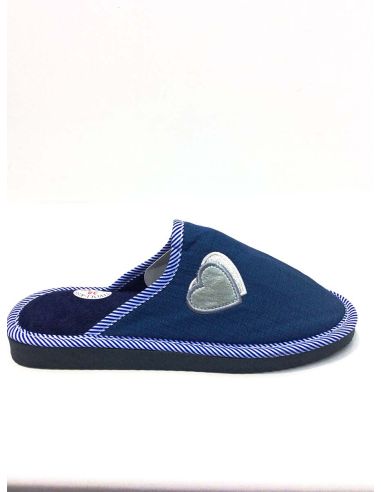 Zapatillas casa mujer verano abiertas baratas con corazón