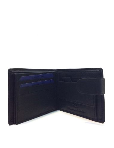 Cartera hombre piel americana bandera España con monedero