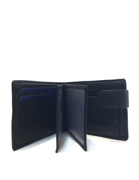 Cartera hombre piel americana bandera España con monedero