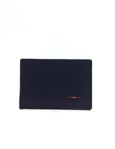 Mini cartera hombre piel tipo americana bandera España compacta
