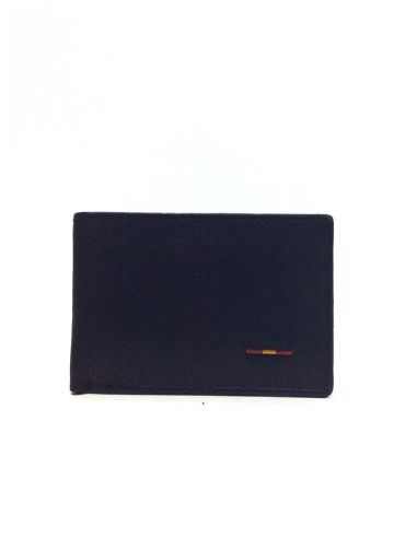 Mini cartera hombre piel tipo americana bandera España compacta