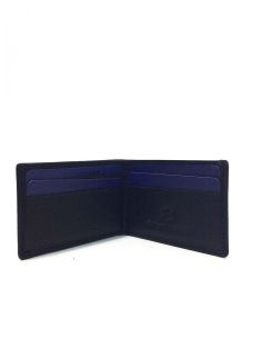 Mini cartera hombre piel tipo americana bandera España compacta 2