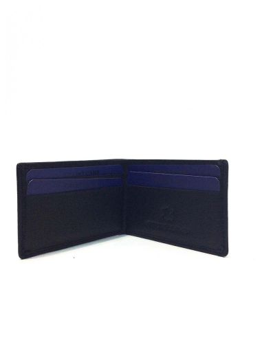Mini cartera hombre piel tipo americana bandera España compacta