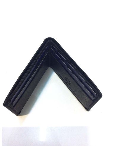 Mini cartera hombre piel tipo americana bandera España compacta
