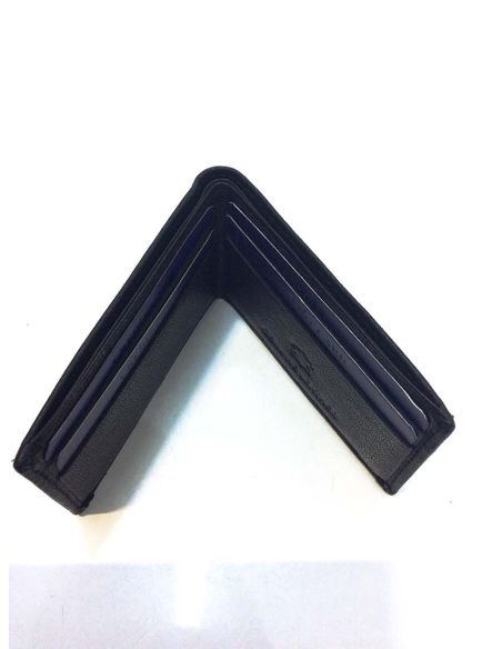 Mini cartera hombre piel tipo americana bandera España compacta