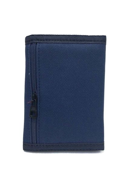 Cartera hombre juvenil nylon velcro moto con cadena seguridad