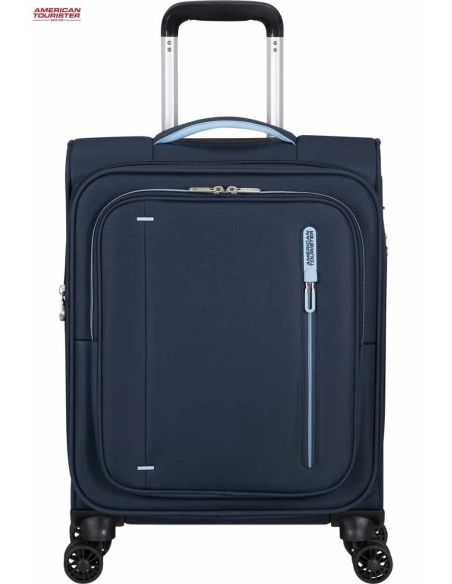 Maleta cabina American Tourister Cloudrider sky Navy de frente