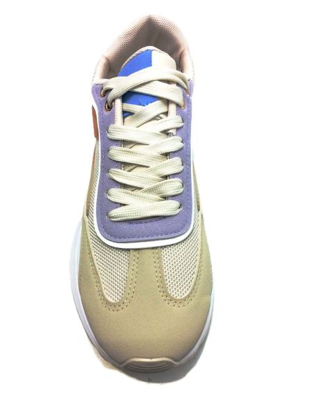 Deportivas mujer vestir acabado multicolor vista desde arriba