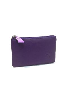 Monedero mujer de Piel Suave Belmonte color Violeta