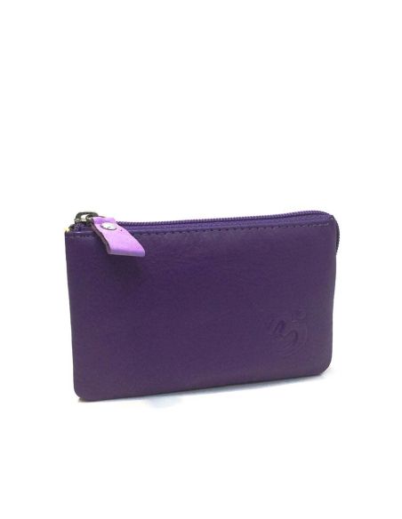 Monedero mujer de Piel Suave Belmonte color Violeta
