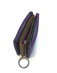 Monedero mujer de Piel Suave Belmonte color Violeta 2