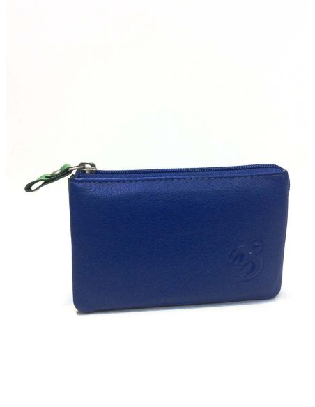 Monedero mujer de Piel Suave Belmonte color Azulon