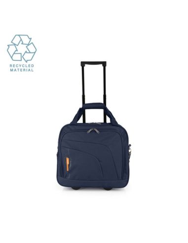 equipaje de mano con ruedas Gabol week Azul Marino