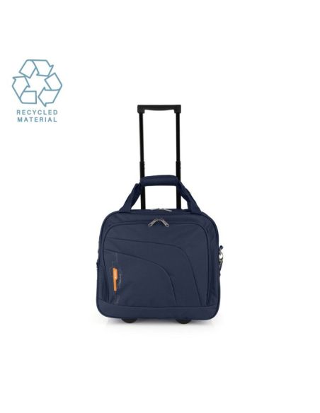 equipaje de mano con ruedas Gabol week Azul Marino