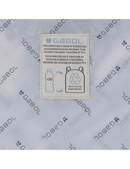 Neceser Gabol Week Eco Azul Marino | Ligero y Sostenible