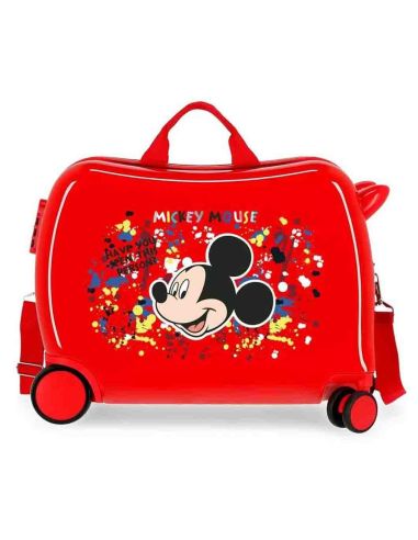 Maleta Infantil Mickey Colour Mayhem Roja | Correpasillos