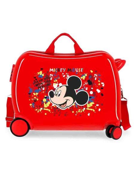 Maleta Infantil Mickey Colour Mayhem Roja | Correpasillos