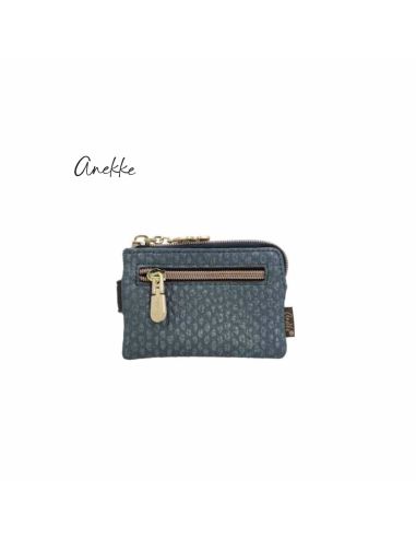 Monedero Tarjetero Plano Anekke Tulip Azul | FW26