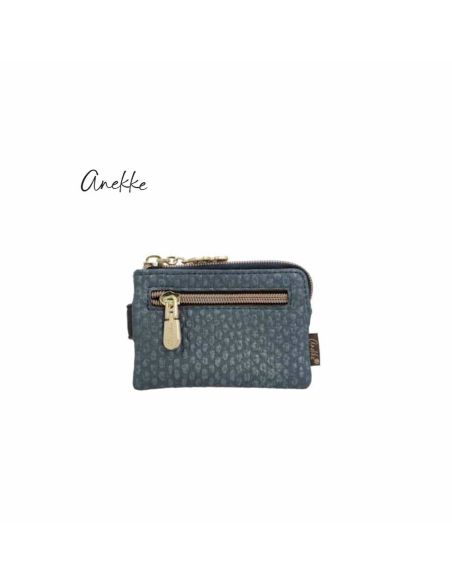 Monedero Tarjetero Plano Anekke Tulip Azul | FW26