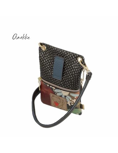 Bolso Porta Móvil Anekke Tulip Azul | Riñonera 2 en 1 FW26