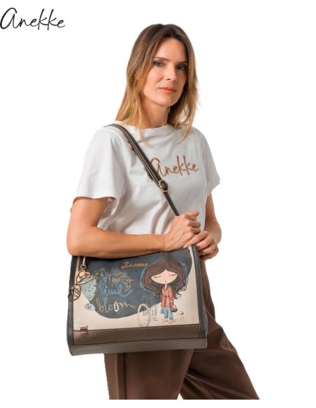 Bolso Shopper Anekke Tulip Azul | Nueva Temporada