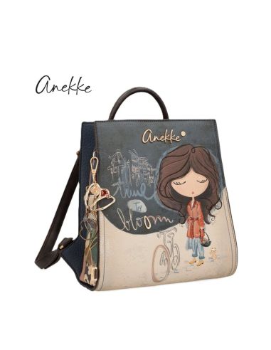 Mochila Anekke Tulip Azul con Apartados | Mujer FW26