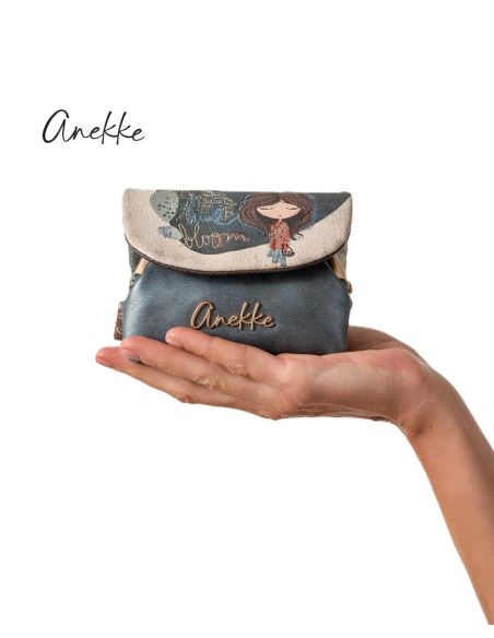 Monedero Anekke Tulip Azul Boquilla | Mujer con Apartados FW26