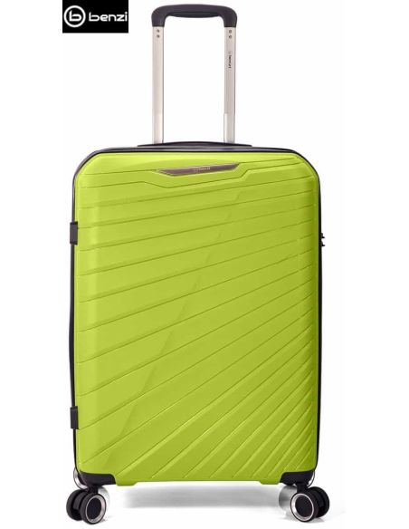 Maleta Mediana Benzi Apple Green Expandible | -30% Descuento