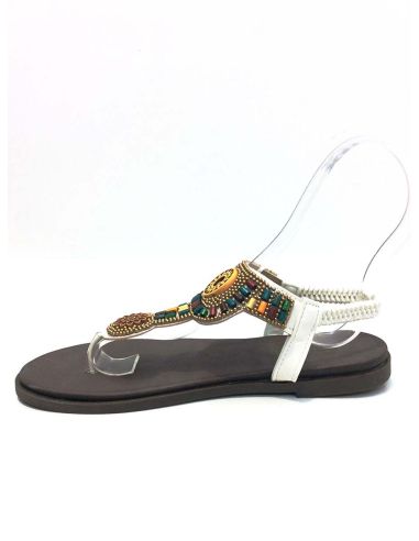 Sandalias de Dedo Blancas Mujer Baratas | Verano Cómodo