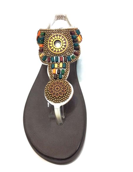 Sandalias de Dedo Blancas Mujer Baratas | Verano Cómodo